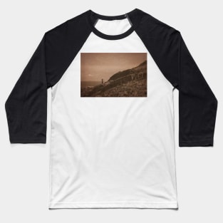 Ruins of St Anthony's Chapel on Whinny Hill Baseball T-Shirt